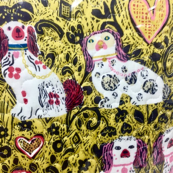 Ida Mae King Charles 3 Piece Quilt Sham Set FQ - Picture 9 of 12